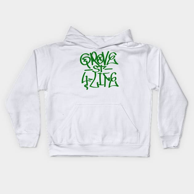 Grove Street Graffiti Kids Hoodie by Attitude Shop